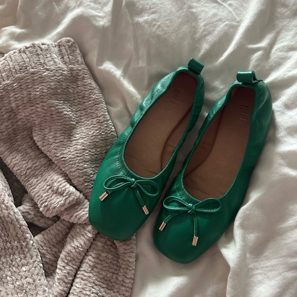 J Jill Venice Ballet Flats in Verdant Green Size 7.5 - Picture 2 of 7